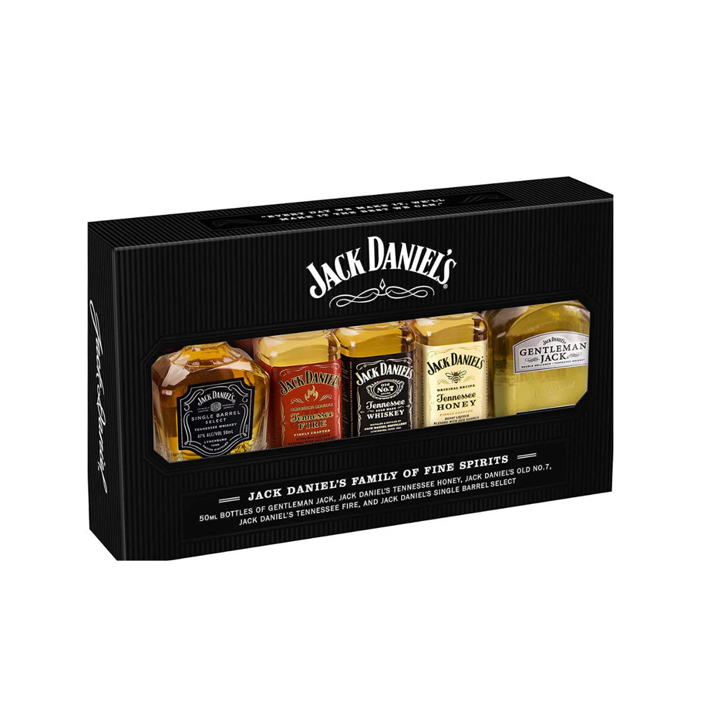 Jack Daniel's Family Gift Pack 5 x 5cl 45.0