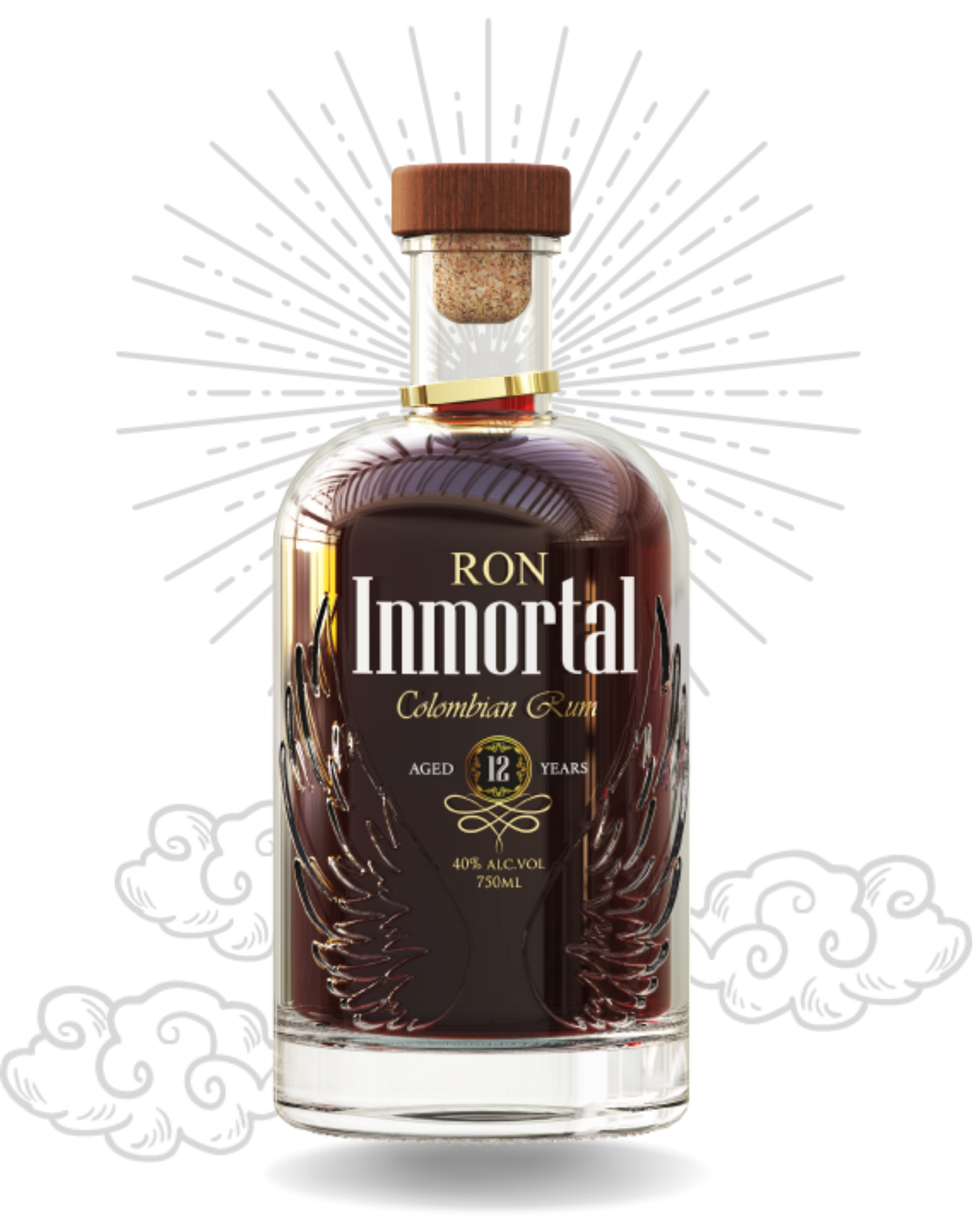 Ron Inmortal 12 YO 75Cl 40.0