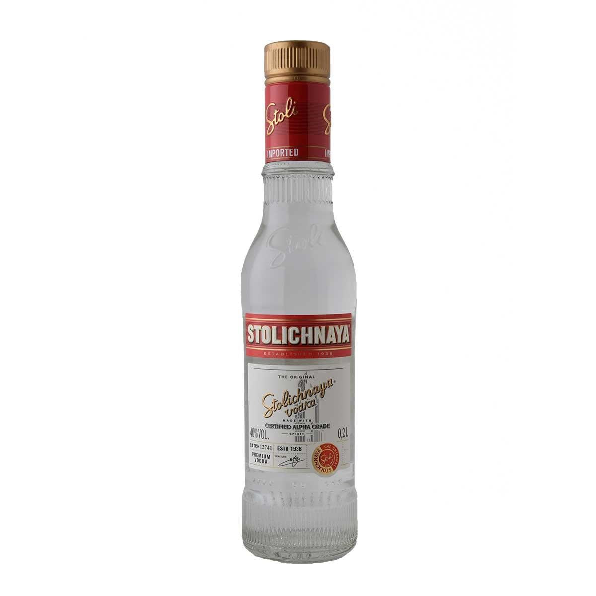 Stolichnaya Premium Vodka 20 Cl 40.0