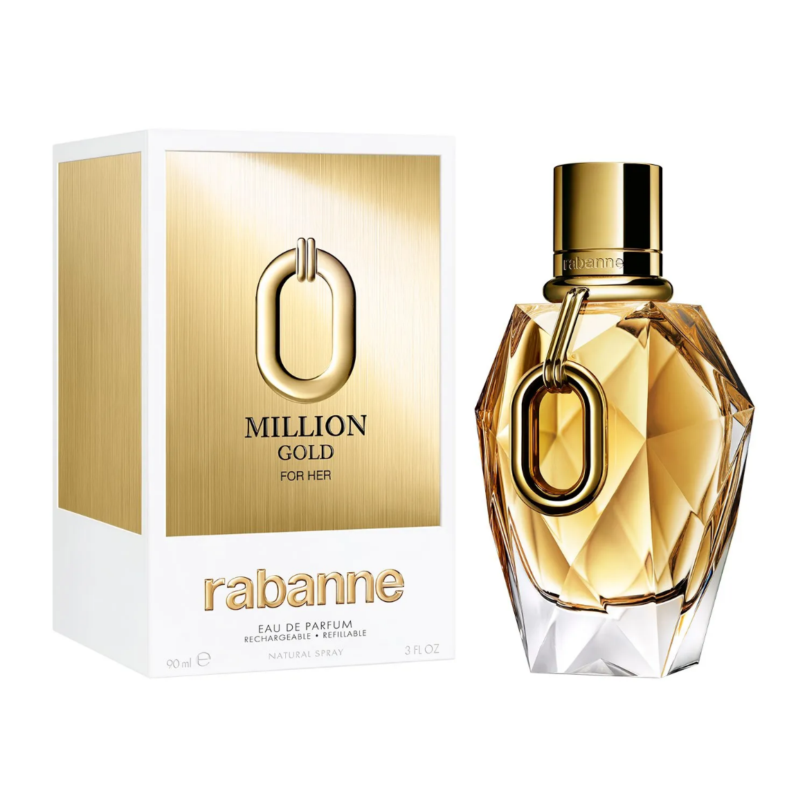 P Rabanne Million Gold For Her WF EDP 90ml Refillable