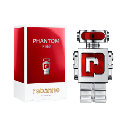 P Rabanne Phantom In Red Parfum Elixir MF EDP 100ml